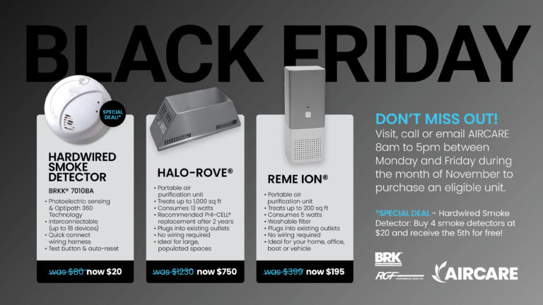AIRCARE Announces Black Friday Deals!